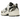 New Balance 530 White Light Gold Metallic baskets vue latérale avec empeigne en mesh blanc, détails dorés et logo N emblématique