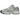 New Balance 530 White Cosmic Jade baskets en vue laterale avec une tige en mesh blanc, des details verts et des lacets