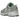 New Balance 530 White Cosmic Jade baskets vue sous angle avec empeigne en mesh blanc, détails verts et lacets assortis
