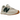 New Balance 327 Timberwolf Nightwatch Green baskets vue latérale avec tige grise, empiècements en daim vert et semelle blanche
