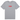 Supreme Arabic Box Logo Tee Heather Grey t-shirt vue de face avec tissu gris chiné classique et logo imprimé en rouge sur la poitrine