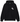 Stussy Shakers Hoodie Black baskets vue de face avec graphique Stussy blanc sur la poitrine, capuche à cordon et coton confortable
