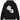 Stussy Shakers Hoodie Black baskets vue de face avec tissu en coton noir, capuche, poche kangourou et logo Stussy graphique blanc sur la poitrine.