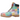 Timberland 6 Inch Premium Waterproof Boot Supreme Multi-Color baskets vue latérale avec motif étoiles multicolores, tige en daim et semelle en gomme