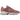 New Balance 1000 Rosewood baskets vue latérale avec empiècements rouge foncé, détails en mesh, logo N argenté et semelle extérieure robuste