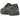 New Balance 1906L Magnet baskets vue de profil avec un design hybride façon mocassin, tige en cuir gris foncé et semelle extérieure en caoutchouc