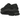 New Balance 1906L Black baskets en vue latérale détaillée, montrant la silhouette loafer noire avec une tige en nubuck et des détails en mesh