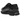 New Balance 1906L Black Croc baskets vue de face avec tige en cuir noir brillant, motif crocodile gaufré et système de laçage classique