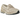 New Balance 1906L Khaki baskets vue de côté dans une teinte kaki clair avec une tige en mesh détaillée, des empiècements en cuir beige et une semelle chunky