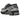New Balance 1906L Silver Metallic Black baskets vue latérale avec empeigne en maille argentée brillante, détails synthétiques et semelle noire
