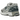 New Balance 1906R Silver Metallic Deep Ocean baskets vue inclinée avec tige en mesh argenté, détails bleu profond et semelle durable