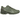 New Balance 1906R Primaloft Dark Olivine Silver Metallic baskets en vue angulaire avec texture olive foncé, détails argentés et semelle robuste