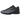 New Balance 1906W Black Cement Castlerock baskets en vue latérale, mettant en valeur l'empeigne en mesh gris, les détails en cuir noir et la semelle