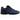 New Balance 1906W Black Dark Shoreline Blue baskets profil latérale noire et bleue avec tige détaillée, semelle intermédiaire blanche et grise
