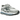 New Balance Abzorb 2000 White Grey Blue baskets vue latérale avec empeigne blanche, empiècements en daim gris, accents bleus et semelle extérieure texturée