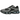 New Balance Abzorb 2000 Black Grey baskets vue latérale avec mesh noir, détails en daim gris, semelle intermédiaire blanche et noire
