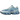 New Balance Abzorb 2000 Baby Blue baskets vue sous angle avec tige en mesh bleu clair et lacets blancs