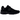 New Balance 2002R Black Metallic baskets profil avec tige en mesh et cuir noir, détails argentés et logo N emblématique sur le côté