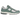 New Balance 2002R Dark Juniper Linen baskets vue latérale avec tons verts, détails beiges, empiècements en daim et semelle robuste