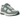 New Balance 2002R Dark Juniper Linen baskets vue sous angle avec maille vert foncé, détails en cuir et semelle intermédiaire blanche amortissante
