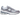 Baskets New Balance 2002R Castlerock Raincloud en vue latérale, en daim gris et mesh, avec logo N latéral et semelle intermédiaire amortissante