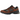 New Balance 2010 Brown baskets en profil latérale, présentant une empeigne en daim marron et textile avec un logo visible et une semelle