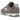 Baskets New Balance 204L Cortado vue de profil avec tons beiges, tige en daim et lacets blancs reposant sur une semelle en gomme classique