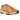 New Balance 204L Kith Orange baskets en vue latérale présentant une empeigne en daim et mesh orange avec une semelle intermédiaire blanche.