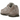 New Balance 204L Mushroom Arid Stone baskets vue latérale avec empeigne en daim aux tons terre, détails gris et semelle intermédiaire blanche