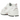 New Balance 530 White Twilight Haze baskets vue latérale avec mesh blanc, détails argentés et semelle amortissante ABZORB