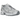New Balance 530 Silver Metallic Raincloud Polka Dots baskets vue latérale avec des nuances argentées et grises, une empeigne en mesh et un motif à pois.
