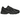 New Balance 740 Triple Black baskets vue latérale anglée avec empeigne en mesh noir, renforts synthétiques et semelle intermédiaire ton sur ton.