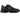 New Balance 740 Black Silver Metallic baskets en profil avec empeigne en mesh noir, détails argentés et logo N classique sur le côté