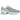 Baskets New Balance 740v2 White Ice Blue Sea Lime en profil, avec tige blanche, accents bleu glacier et semelle en caoutchouc détaillée.