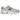 New Balance 740v2 Grey Matter Dark Alpine Green baskets vue en angle avec empeigne en maille grise, détails verts et logo N classique