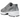 New Balance 740v2 Silver Castlerock baskets en vue latérale avec empeigne en mesh argenté et gris, renforts synthétiques et semelle intermédiaire blanche.