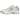 New Balance 740v2 White Silver Reflection baskets profil latéral élégant avec détails argentés, maille blanche et semelle robuste
