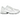 New Balance 740 Triple White baskets vue en angle avec empeigne en mesh blanc, empiècements synthétiques et semelle intermédiaire épaisse