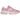 New Balance 9060 Pink Overdye baskets en vue latérale avec un design volumineux, des teintes roses, des empiècements en daim et une semelle épaisse