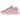 New Balance 9060 Pink Overdye baskets vue latérale avec semelle intermédiaire imposante, panneaux en nubuck rose et logo N emblématique.