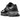 New Balance 9060 Black Castlerock Grey baskets vue latérale avec empeigne en daim et mesh noir et gris et semelle intermédiaire imposante