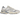 New Balance 9060 Beige Sea Salt baskets en vue sous angle avec une tige en mesh beige, des lacets blancs et une semelle épaisse