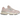 New Balance 9060 Crystal Pink baskets en vue inclinée mettant en valeur les empiècements rose et gris et la semelle épaisse et sculptée.