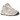 New Balance 9060 Crystal Pink baskets en vue latérale, mettant en avant la semelle épaisse, les empiècements en daim rose et les logos emblématiques.