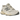 New Balance 9060 Sea Salt White baskets vue latérale montrant une empeigne en mesh blanc, des détails en daim et une semelle sculptée imposante.