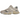 Baskets New Balance 9060 Moonrock Linen vue de profil avec nuances beige, empiècements en daim, semelle chunky blanche et logo N brodé