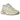 New Balance 9060 Parchement baskets en vue angulaire, mettant en valeur la tige en cuir et mesh beige ainsi que la semelle chunky sculptée assortie.