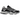 New Balance 9060 Black Castlerock baskets en vue latérale, avec une empeigne en daim noir et mesh, sur une semelle intermédiaire blanche épaisse