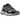 New Balance 9060 Black Castlerock baskets en vue latérale avec une empeigne en daim et mesh noir et une semelle intermédiaire gris distincte