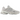 New Balance 9060 Raincloud Dark Silver Metallic baskets vue latérale avec empeigne en mesh gris, détails en daim et semelle blanche épaisse